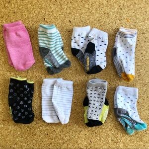 Baby socks first year. 3-12 months